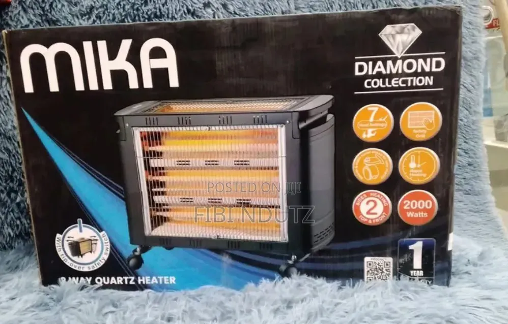 New Mika Top and Front Quartz Heater/Mika Room Heater