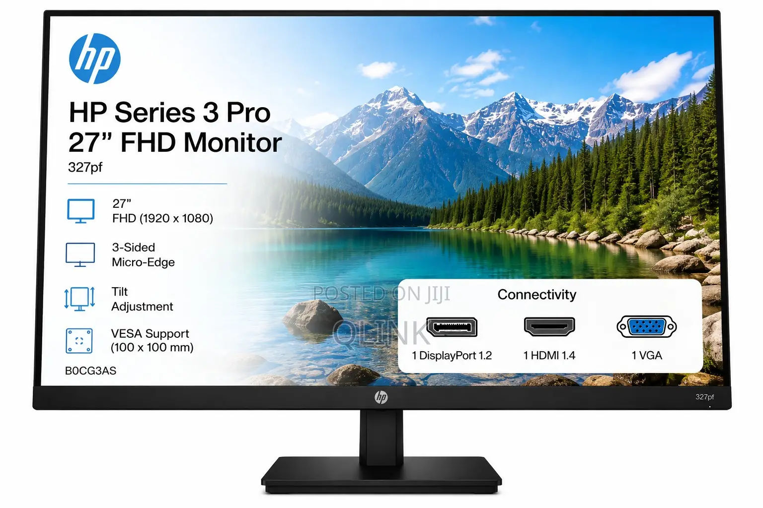 HP Series 3 Pro 27 Inch FHD Monitor - 327pf