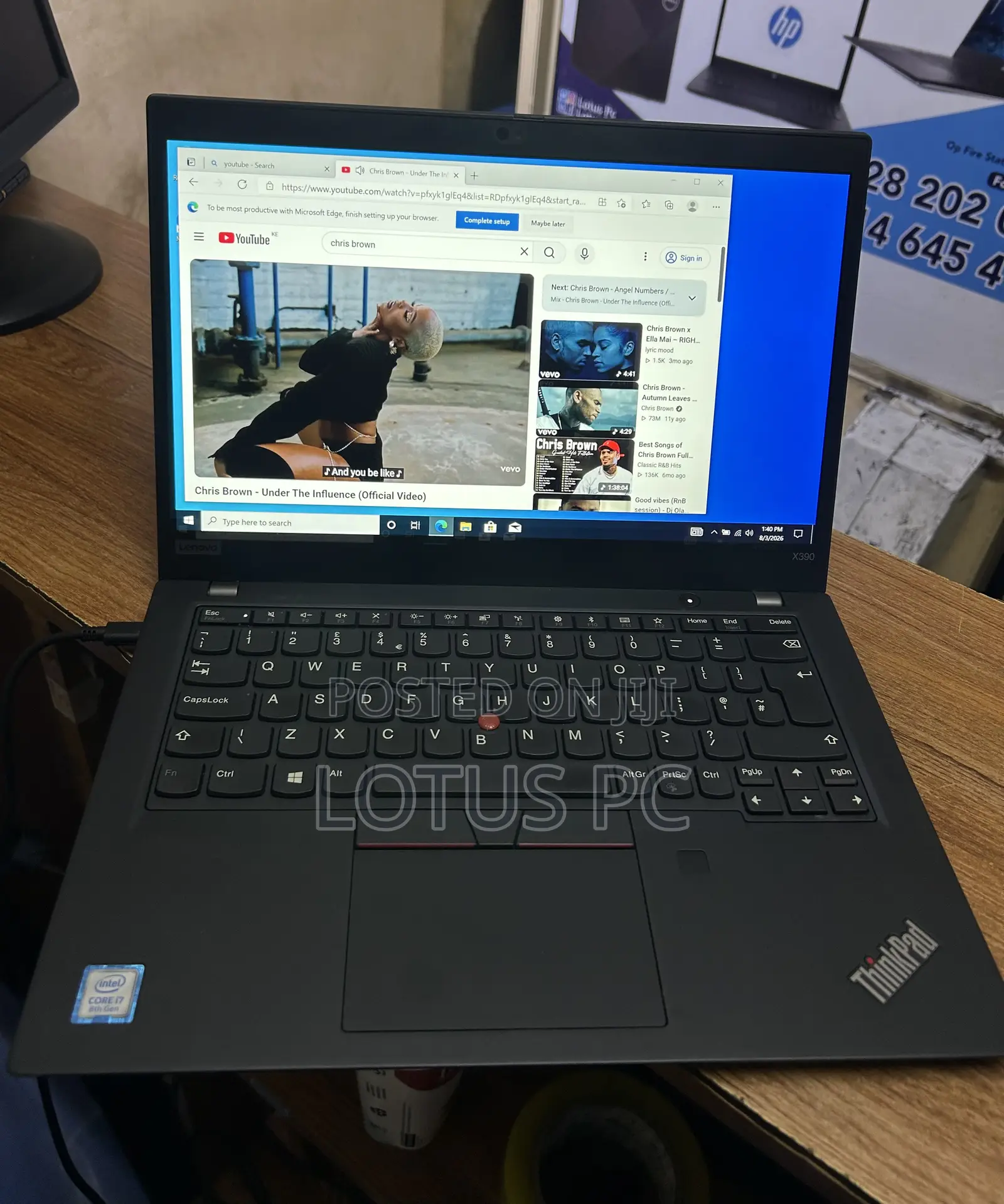 Laptop Lenovo ThinkPad X390 8GB Intel Core i7 SSD 256GB