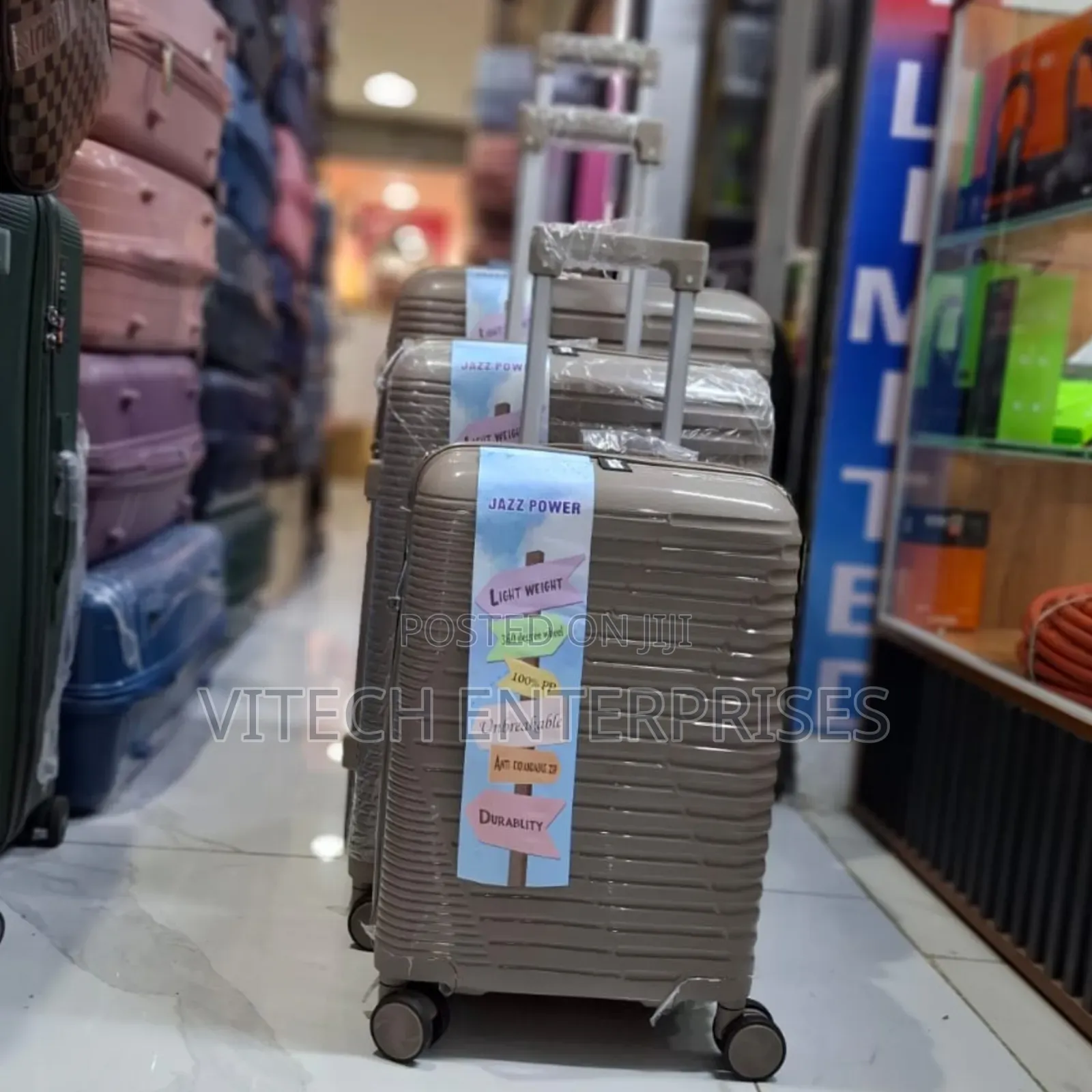 3in1 Suitcase Unbreakable Rubber Size 4