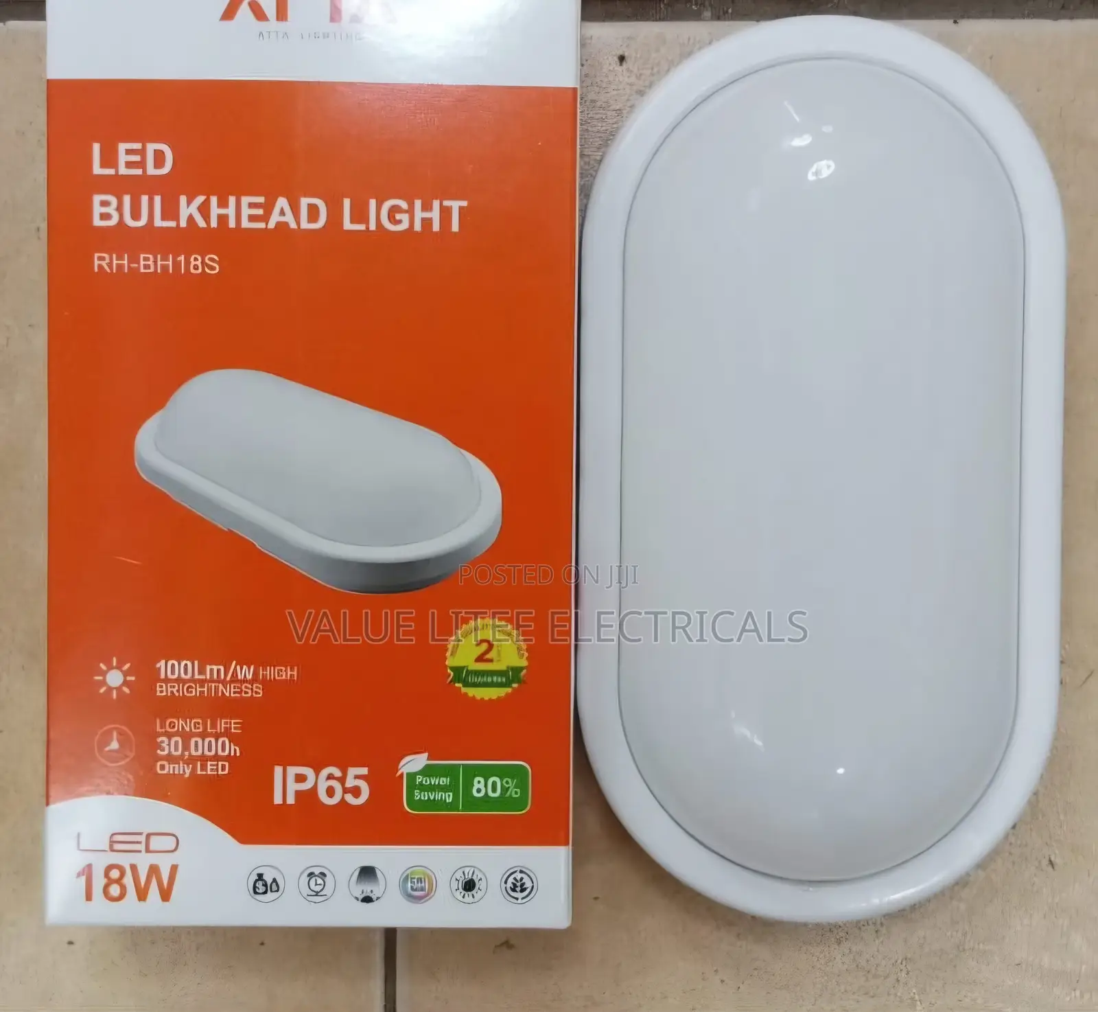 18 Watts Oval Bulkhead LED Outdoor