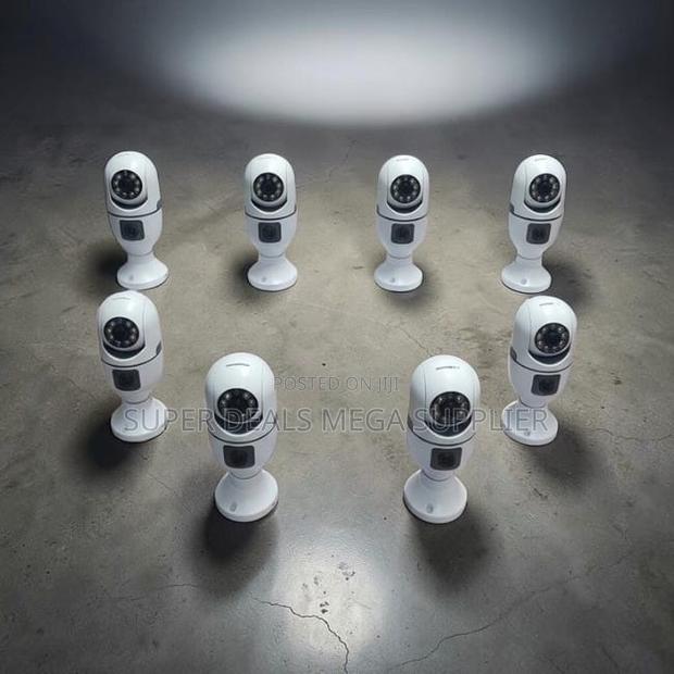 Best Prices 360° Pan Tilt PTZ Rotating Dual Lens Wifi Bulb Cameras
