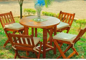 Royal Mahogany Outdoor Folding Set(4 Seater)