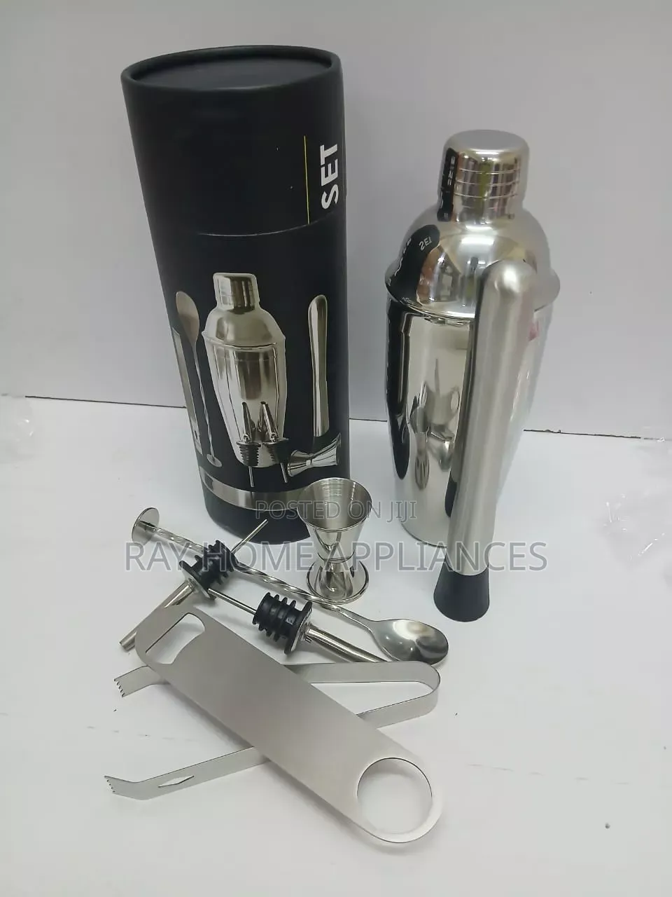 8 Pieces Set COCKTAIL SHAKER With 750ml Shaker