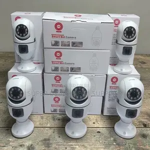 Wholesale Prices Full HD PTZ Rotating Dual Lens Wifi Bulb Cameras