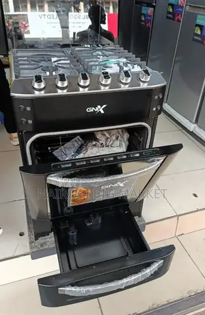 GNIX BLACK – 60×60 Premium Cooker 3 Gas + 1 Rapid Hotplate