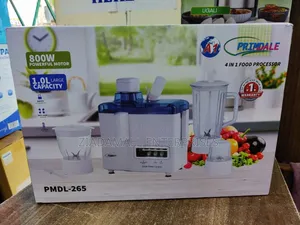 *Primdale 4in1 Food Processor Juicer,Blender, Grinder and Chopper