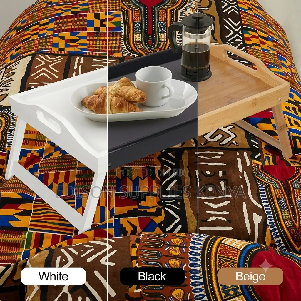 Foldable Bed Table Wooden Bed Table Breakfast in Bed Table Wooden