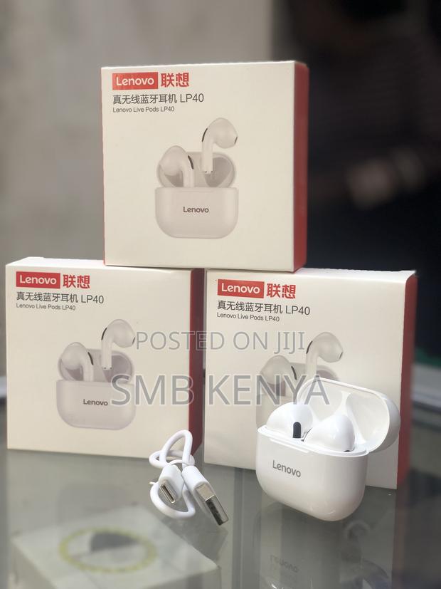 LP40 (White) Lenovo Live Pods - thumbnail 2