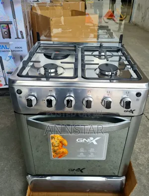 Gnix 3+1 (60x60)standing Cooker With Electric Oven