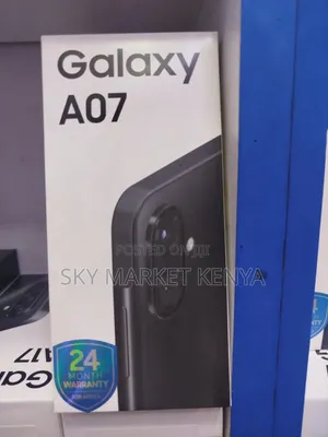 New Samsung Galaxy A07 4G 128 GB Black