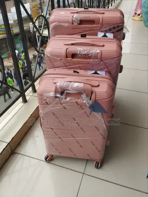 3-in-1 Rubber Suitcase Set – Durable Unbreakable Travel Luggage