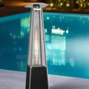 Pyramid Patio Gas Heater With Quartz Flame Tube