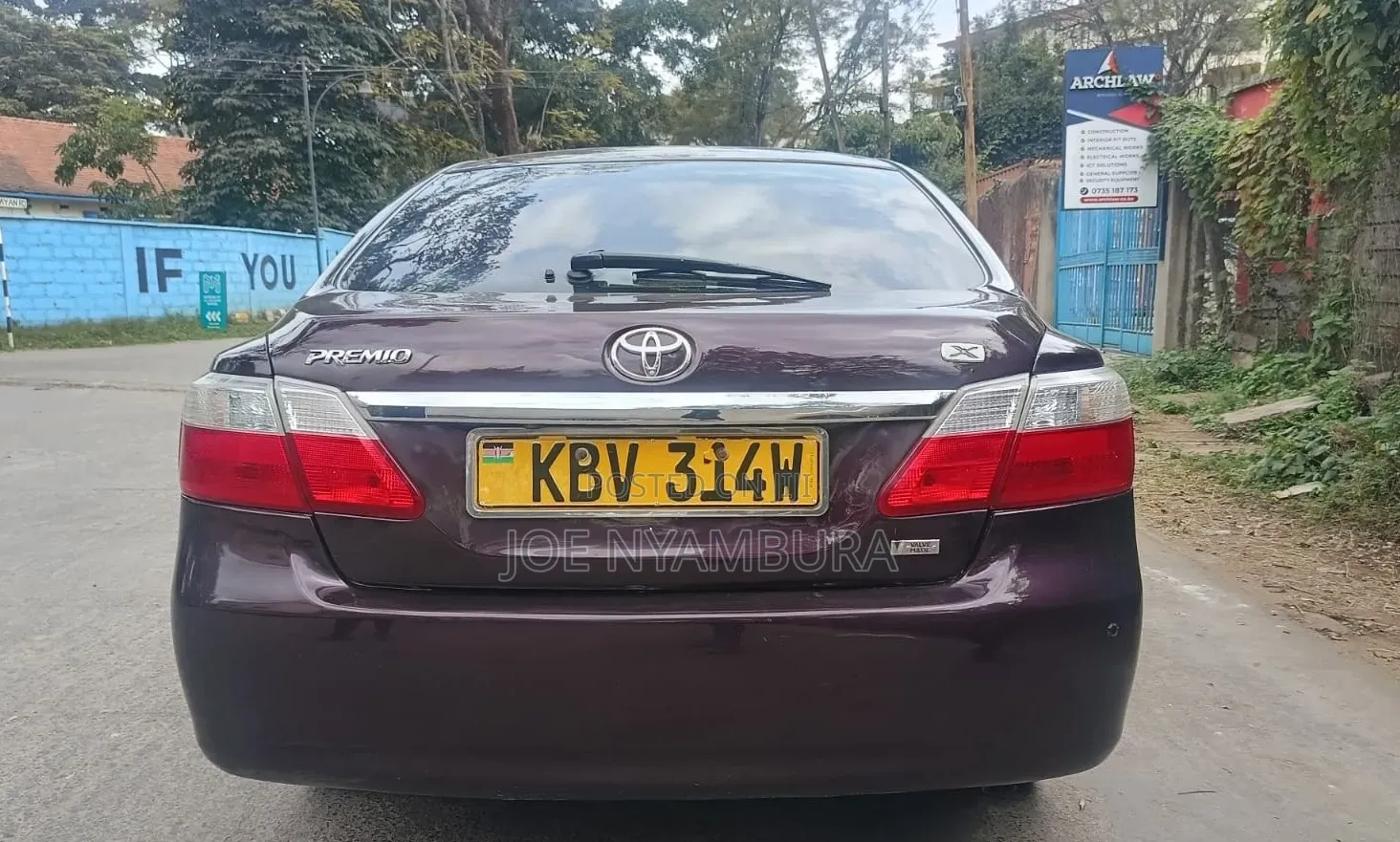 Toyota Premio 2008 Burgundy