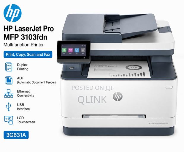 HP LaserJet Pro MFP 3103fdn Printer, - main view