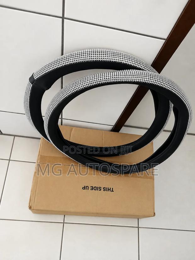 Sparkling Rhinestone Steering Cover