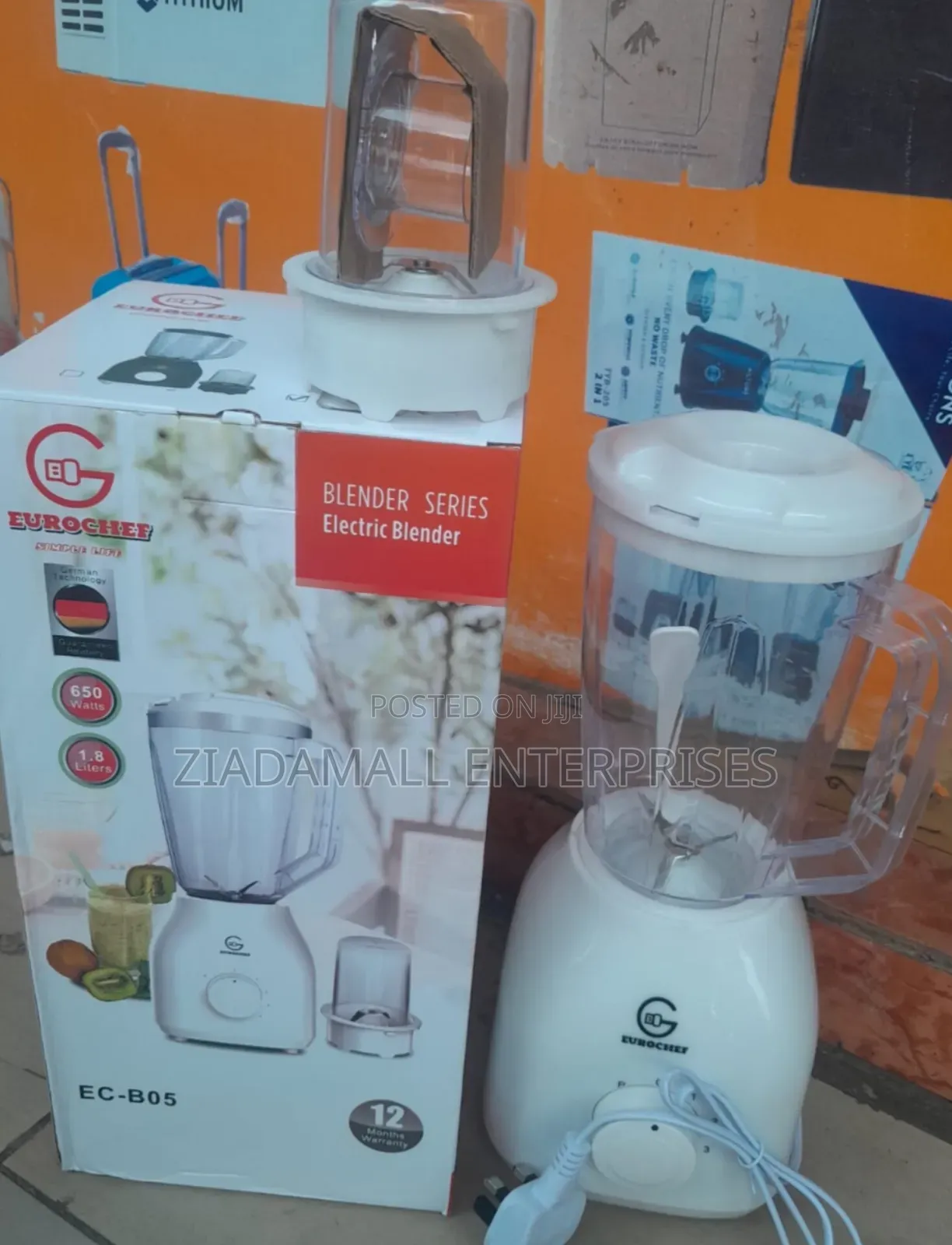 Eurochef 2-in-1 Blender EC-B05 – 650W