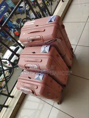 Heavy Duty 3-in-1 Rubber Luggage Set – Stylish Travel Cases