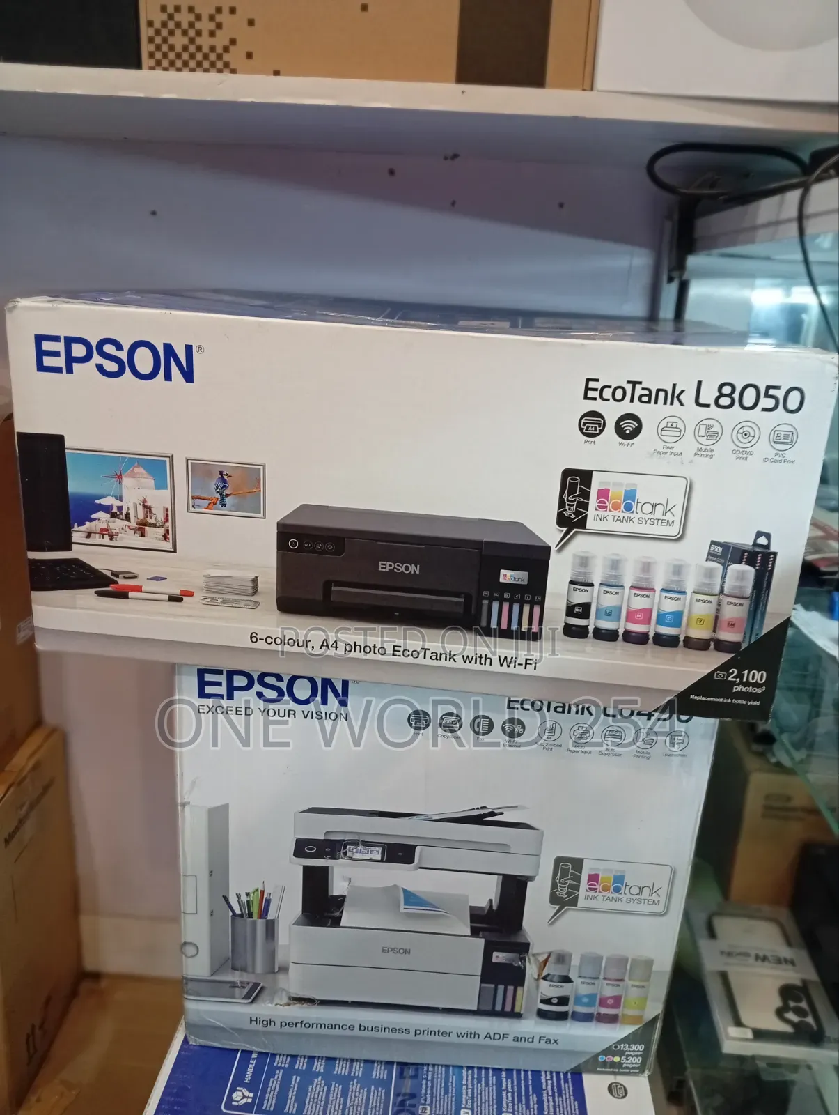 Epson EcoTank L8050 A4 Wi-Fi Ink Tank Photo Printer
