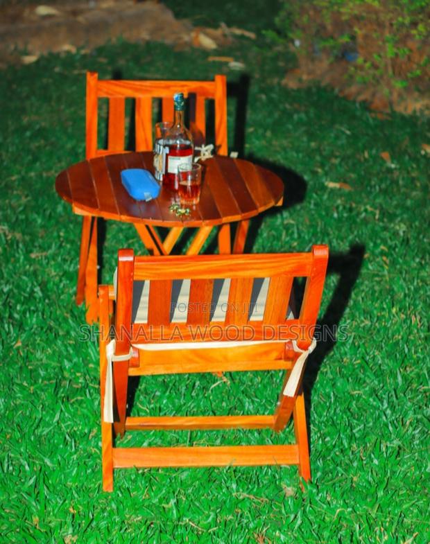 Royal Mahogany Outdoor Folding Set(2 Seater)