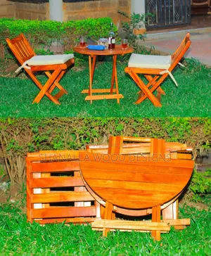 Royal Mahogany Outdoor Folding Set(2 Seater)