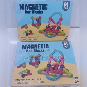 *64 Magnetic Sticks*Magnetic Blocks