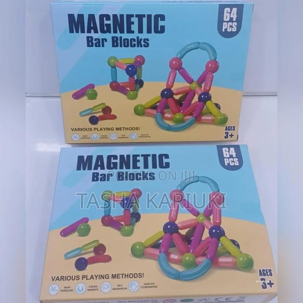 *64 Magnetic Sticks*Magnetic Blocks