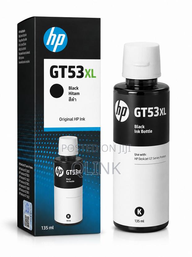 HP Gt53xl Black Original Ink Bottle - 1vv21ae