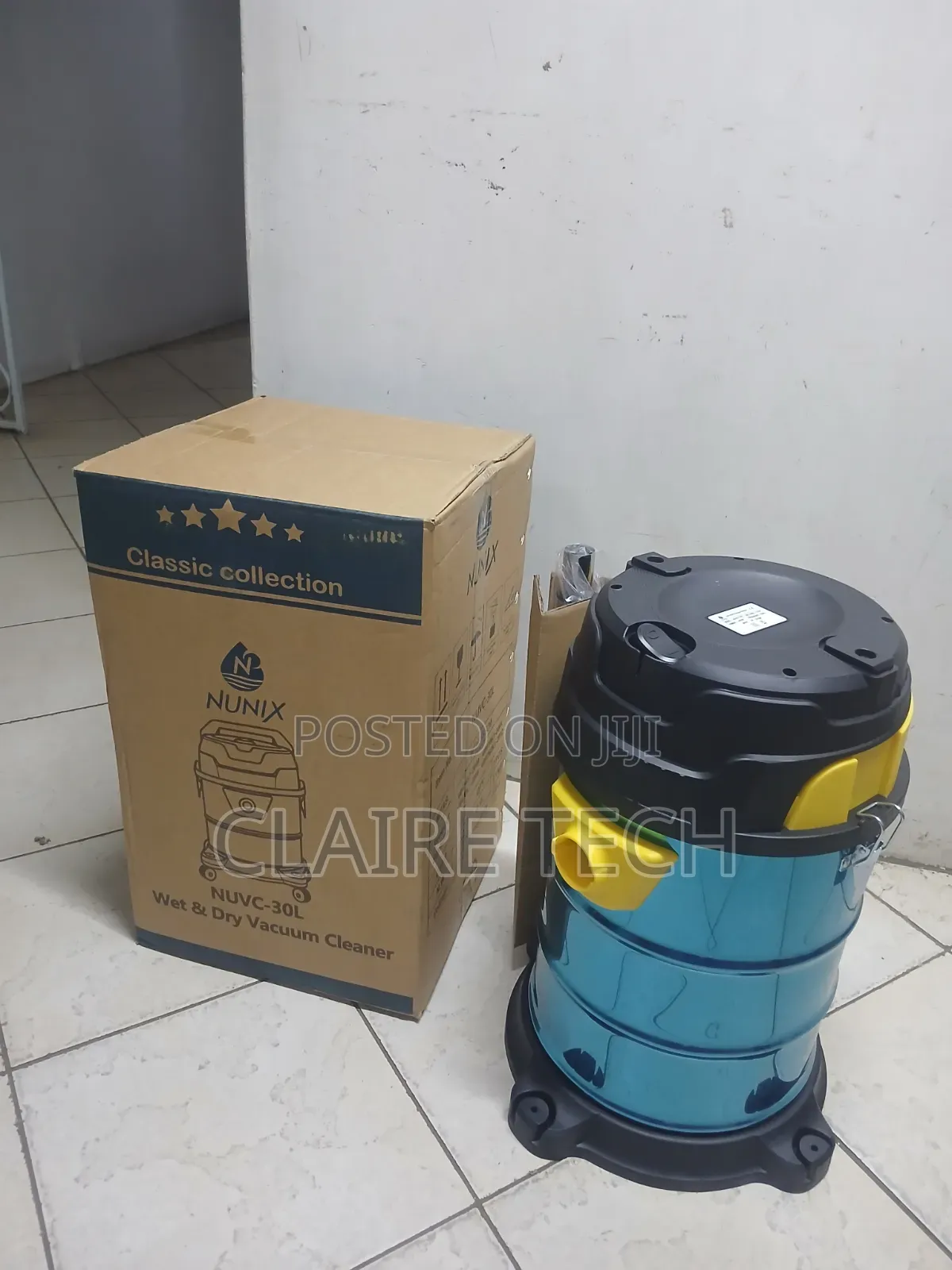 Nunix 30L Industrial Wet Dry Vacuum Cleaner for Home Commercial