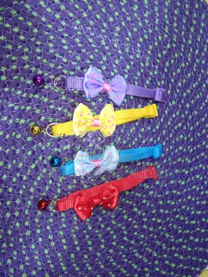 Soft Cat Collar With Bell and Bow