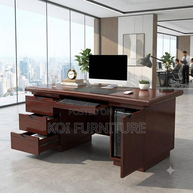 Office Desk; 1.2 Meters Executive Focus- Ideal Desk - main view