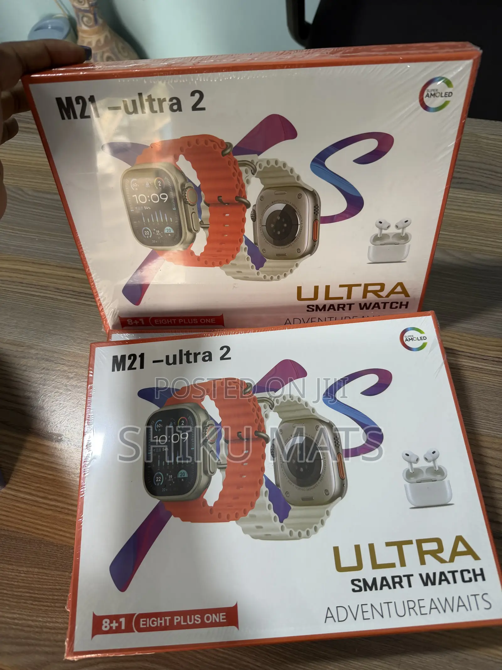 Altra21 Smart Watch With Bt Pod and Seven Traps