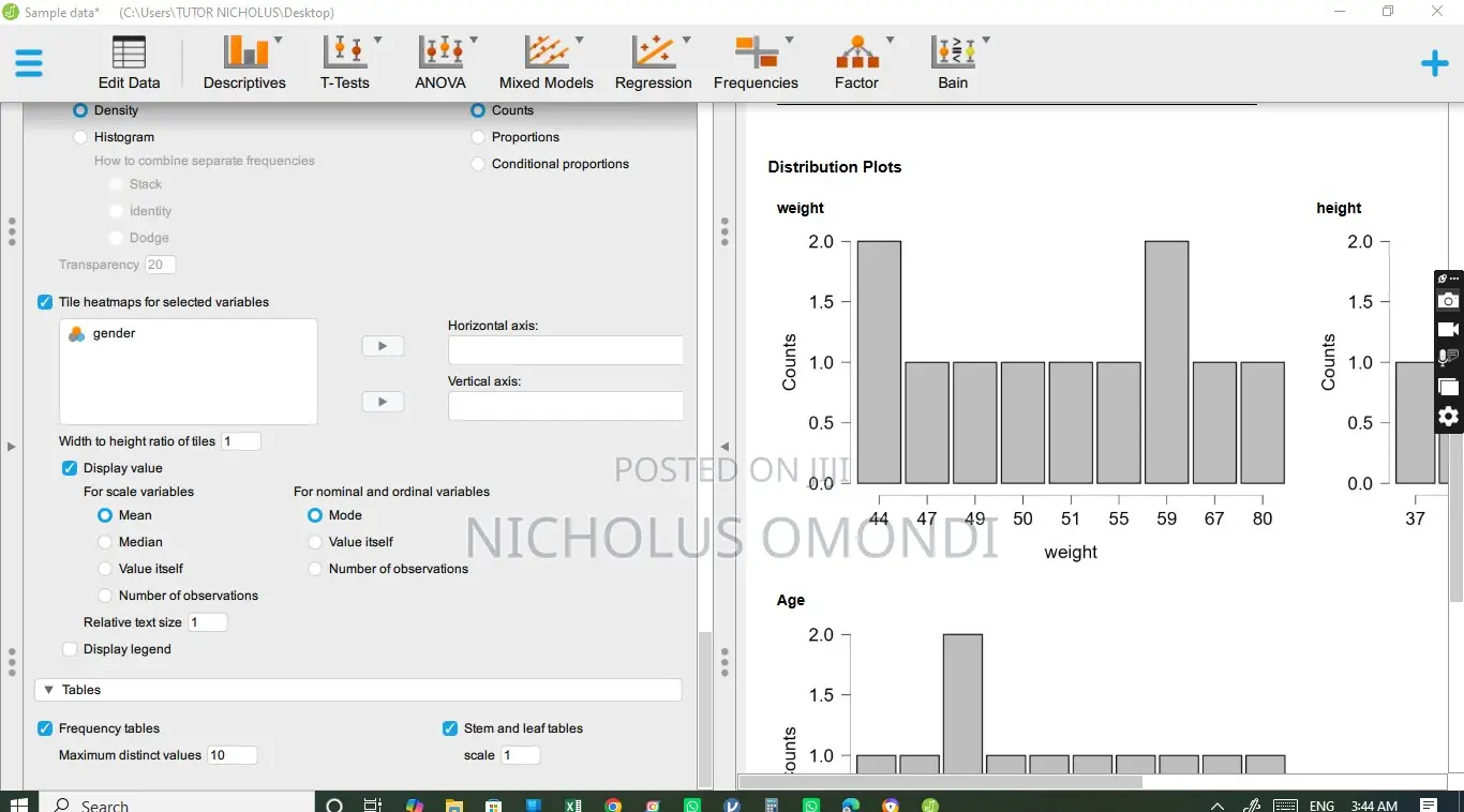 Professional Data Analysis | SPSS | R | Python