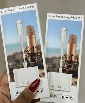 Live Recording Adapter iPhone Lightning to 3.5mm + USB + Charging Port