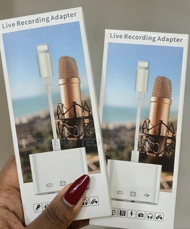 Live Recording Adapter iPhone Lightning to 3.5mm + USB + Charging Port - thumbnail 2
