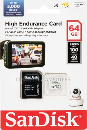 SanDisk High Endurance | 64GB microSDXC + Adapter