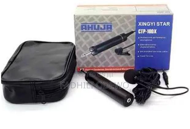 2 Pairs Ahuja MTP-20 Unidirectional Lavalier Microphone 5metres + Bag - thumbnail 2