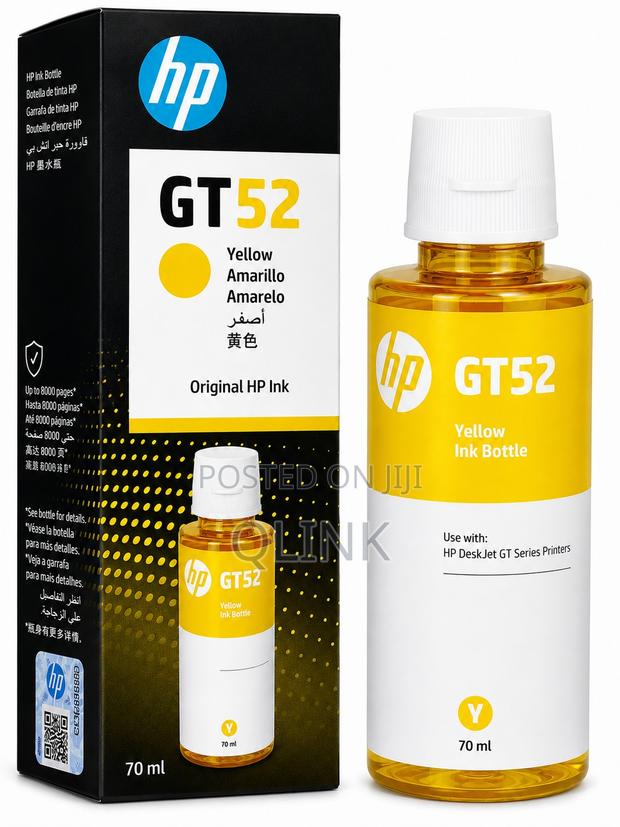 HP Gt52 Yellow Original Ink Bottle - M0h56ae