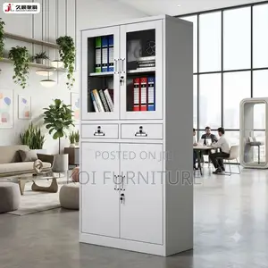 Office Cabinet; Two Doors Filing Storage Lockable Cabinet