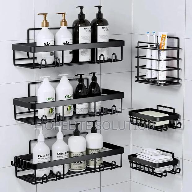 6-PC Shower Caddy - Spacious Bathroom Shower Organizers