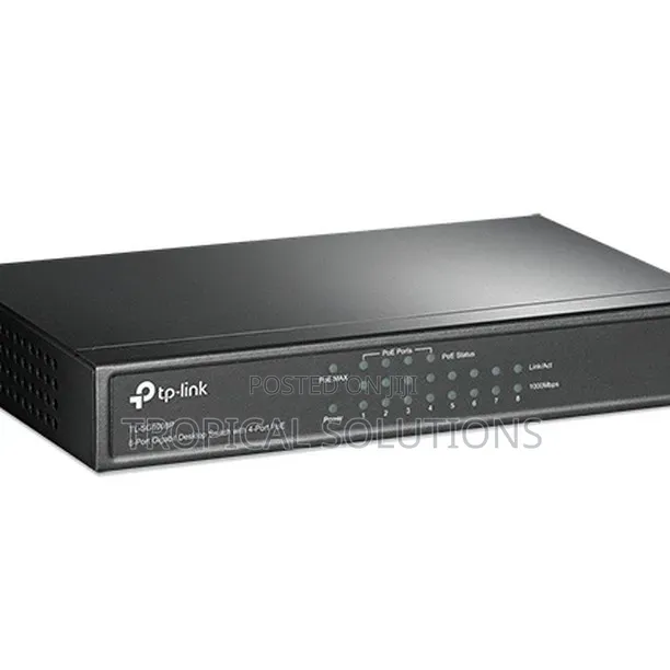TP Link (TL-SG1008P) 8-Port Gigabit Desktop Switch With 4-Port PoE-
