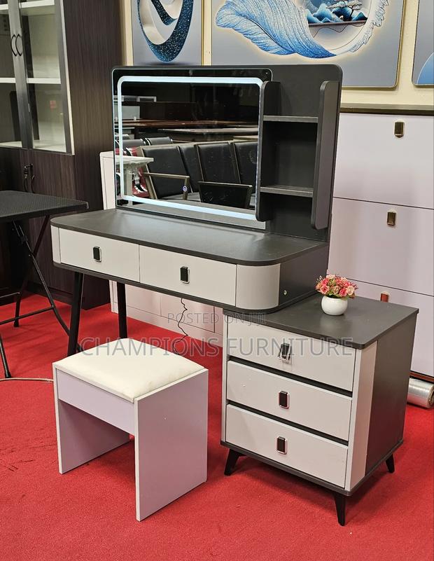 Modern Dressing Table With LED Mirror - thumbnail 2