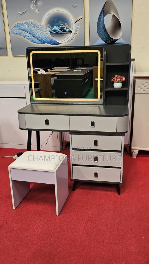 Modern Dressing Table With LED Mirror - thumbnail 3