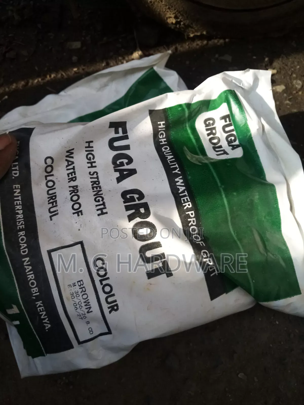 Brown Grout 1kg