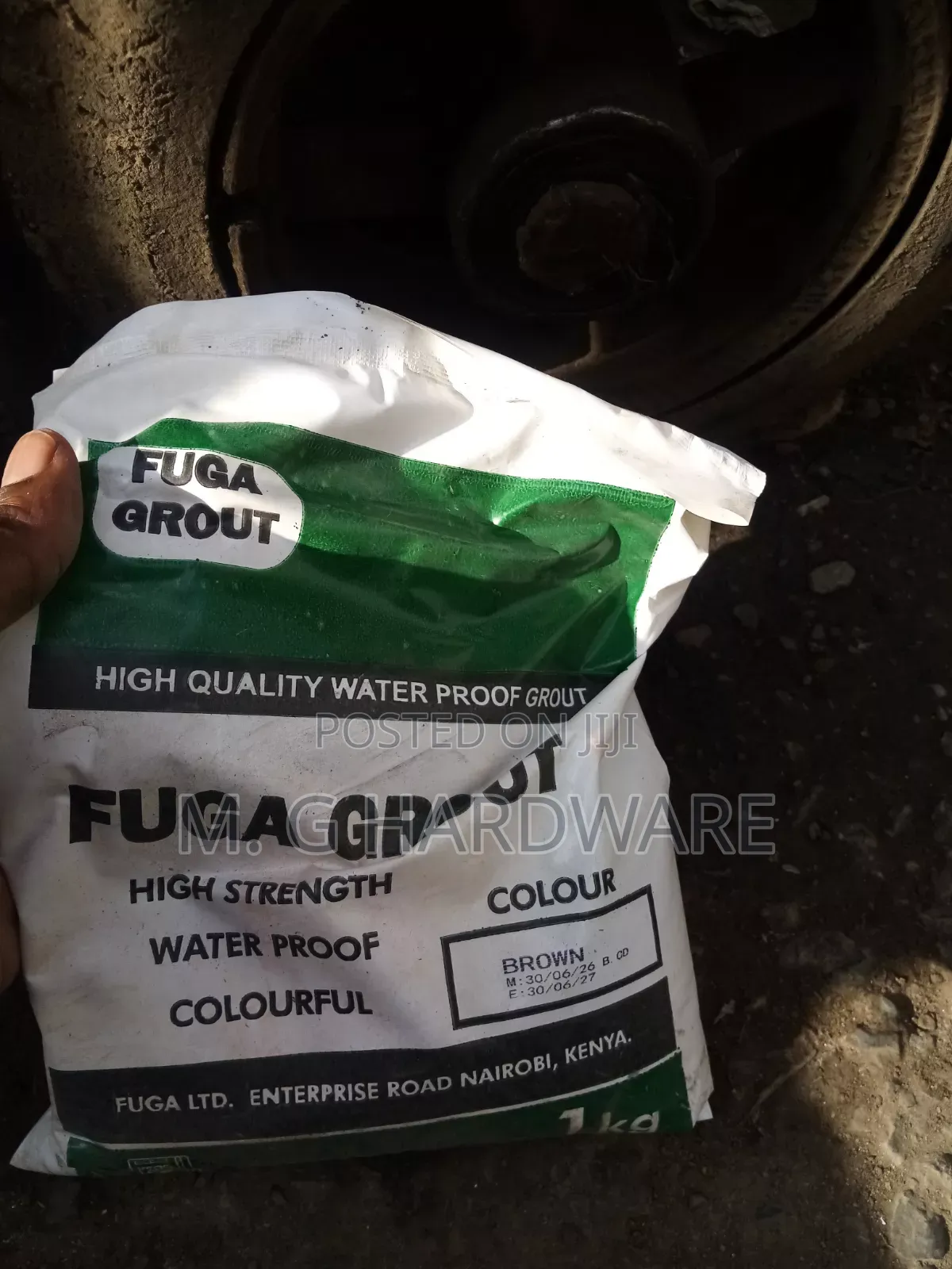 Brown Grout 1kg