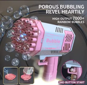 40 Holes Launcher Handheld Portable Electric Automatic Bubble Gun
