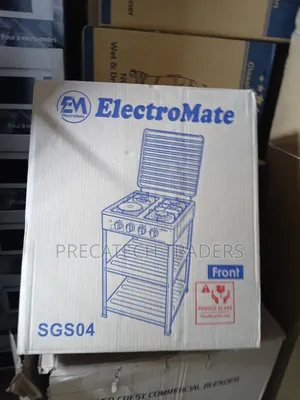 ElectroMate Standing Cooker With Storage Shelves – 3+1 Cooker