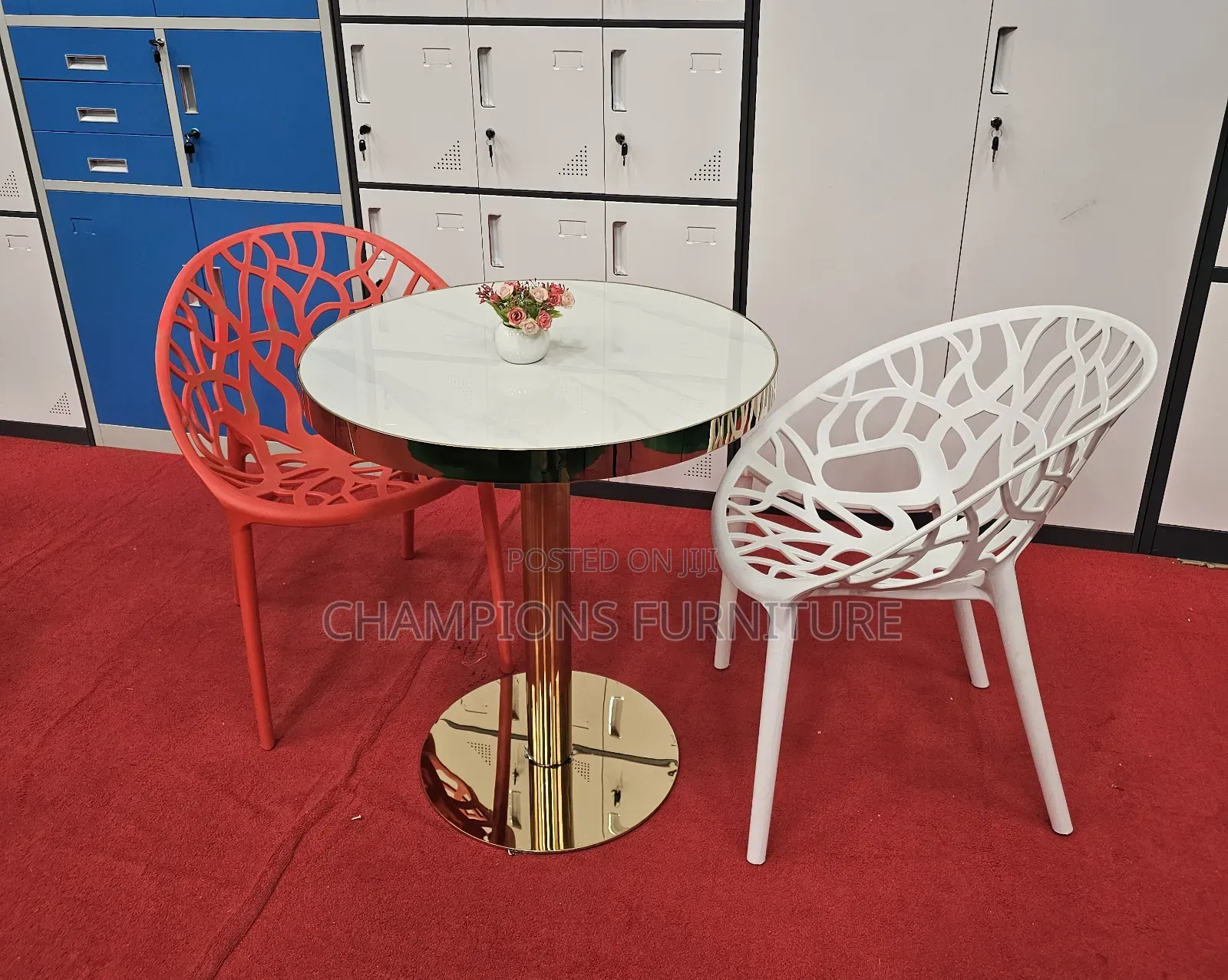 Round Table and Chairs Set