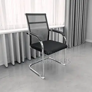 Mesh Conference Chair With Armrest