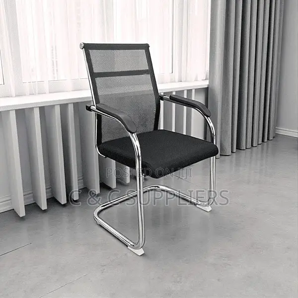 Mesh Conference Chair With Armrest